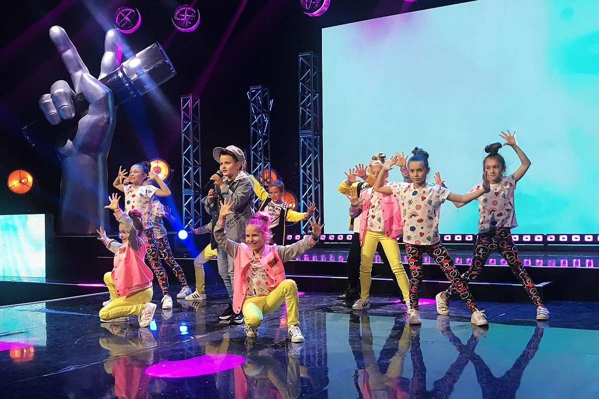 The final of II edition of "Voice Kids" with the participation of the youngest dancers Egurrola Dance Agency.