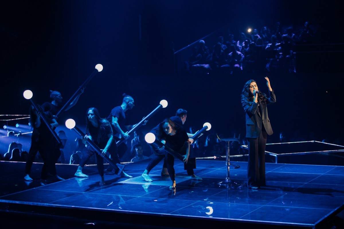 EDA dancers in the second live "The Voice of Poland"