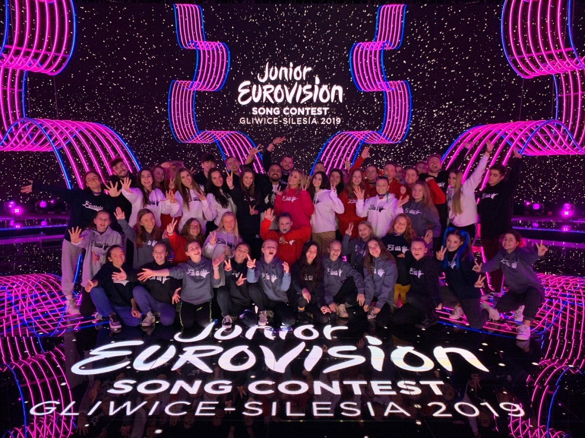 Dancers of Egurrola Dance Agency and Egurrola Dance Studio at Eurovision Junior 2019!